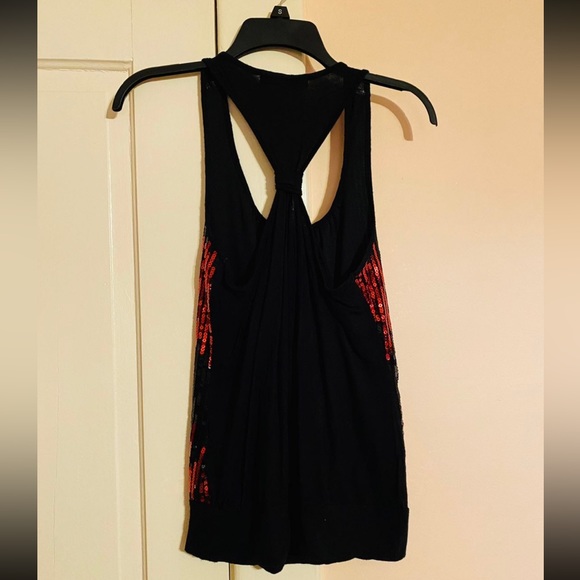 Fun Sparkly Sequin Racerback Tank Top - Picture 3 of 4